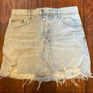 Agolde denim skirt